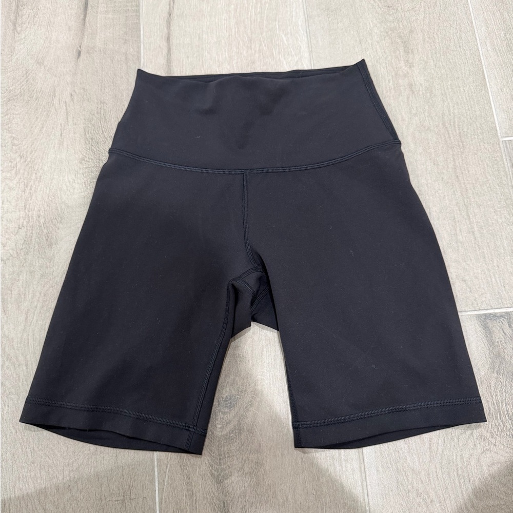 lululemon athletica Black Women's Bike Shorts - High-Rise Waistband
